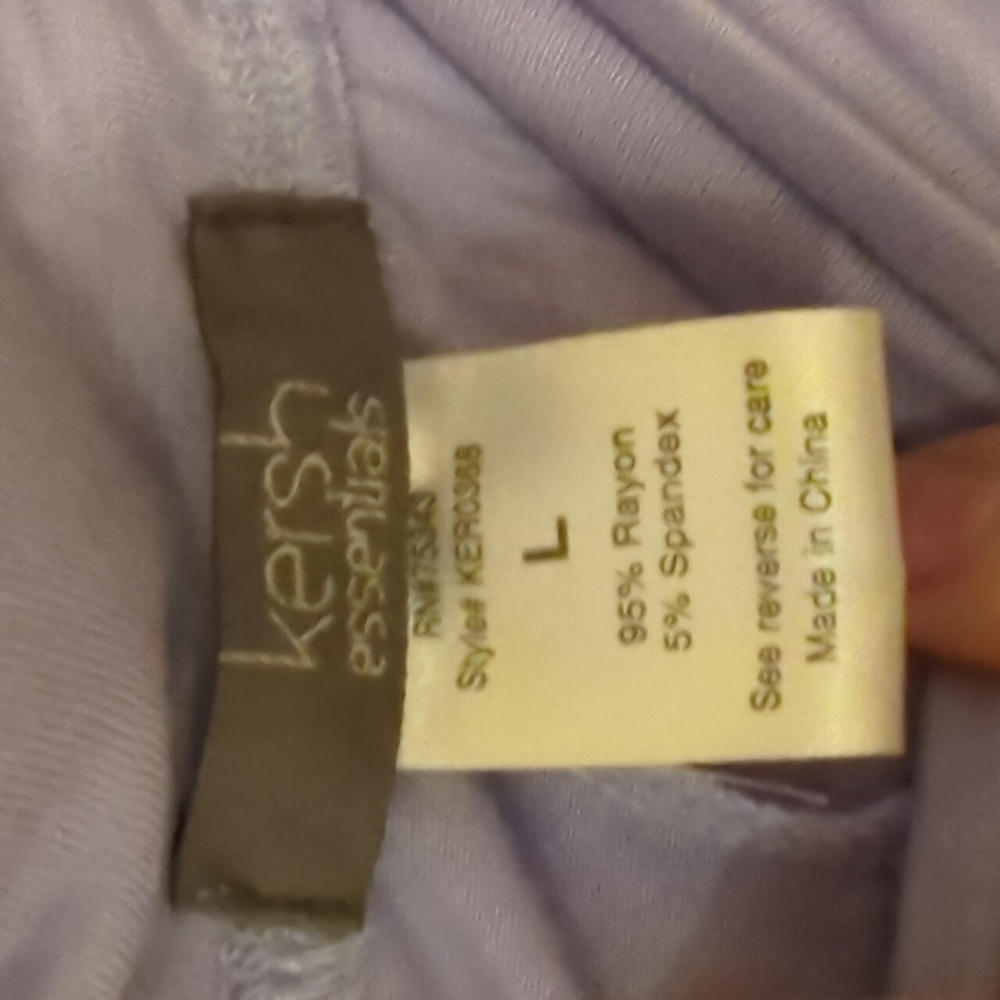 Kersh essential lilac loungewear set top medium bottom large new without tags - Picture 7 of 7